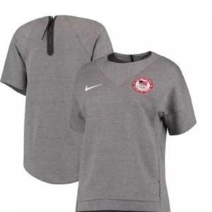 Nike Tops - NIKE USA OLYMPICS SHORT SLEAVE SWEATSHIRT GRAY S Nike Tops - NIKE USA OLYMPICS SHORT SLEAVE SWEATSHIRT GRAY S